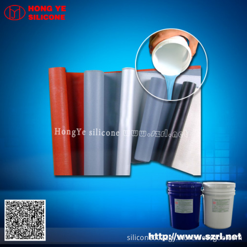 silicone rubber for coating textile